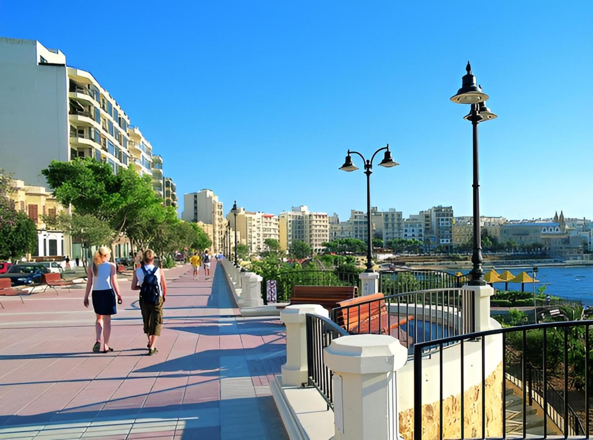 Apartament Chic Penthouse Steps From The Promenade Gzira